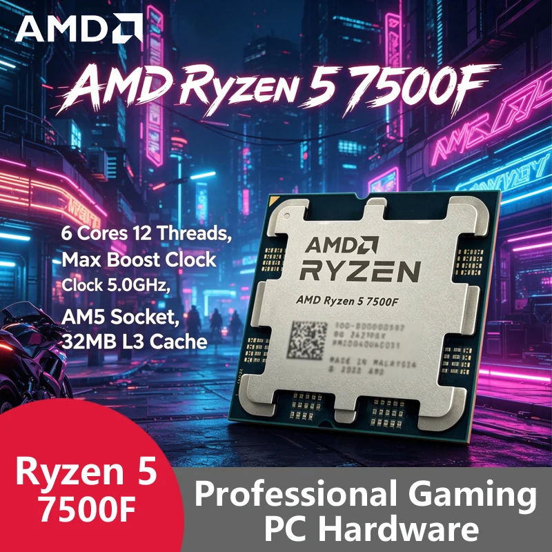 Pc Gaming Ryzen 5 - Procesor AMD Ryzen 5 7500F AM5
