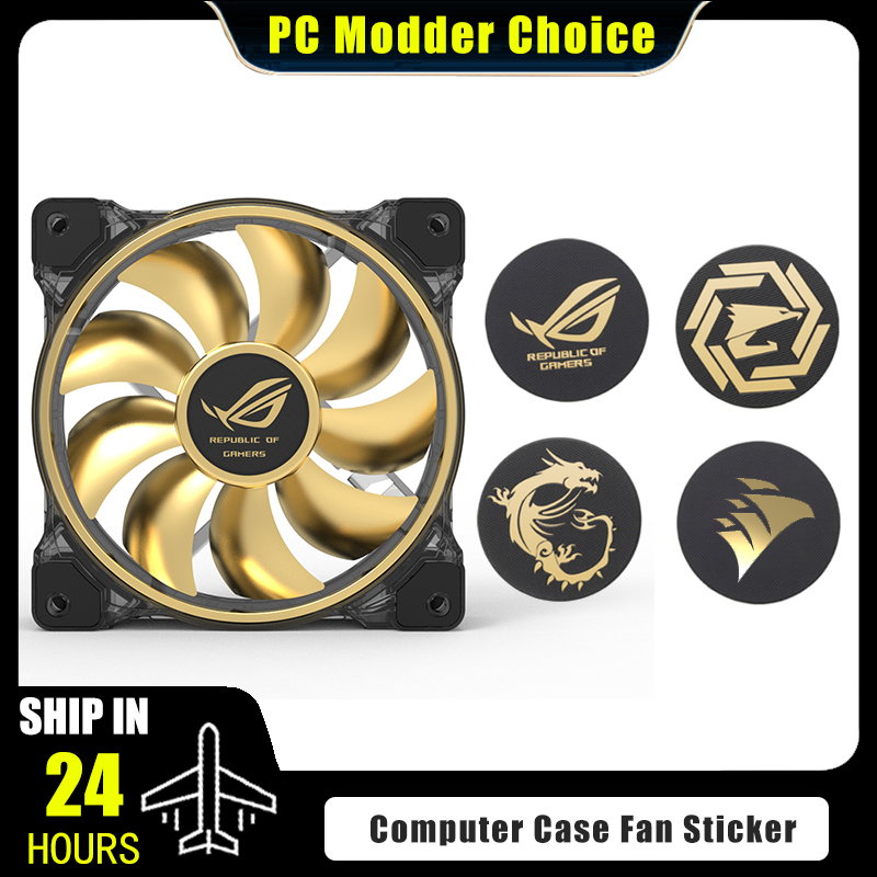Pc Gaming Quotes - Naklejka z logo wentylatora obudowy komputera,