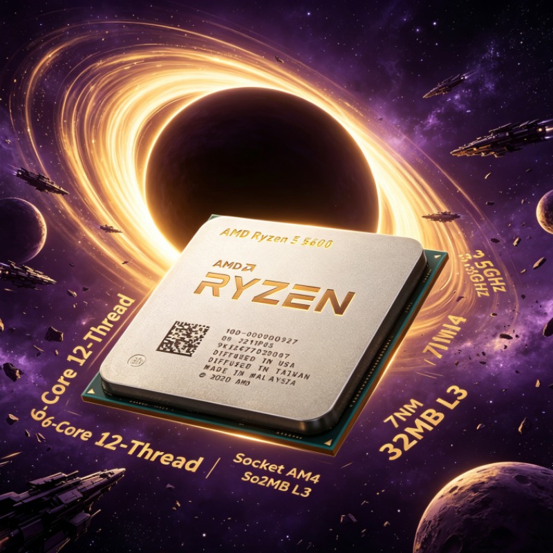 Pc Gaming Ryzen 5 - Ryzen 5 5600 6-rdzeniowy 12-wątkowy procesor