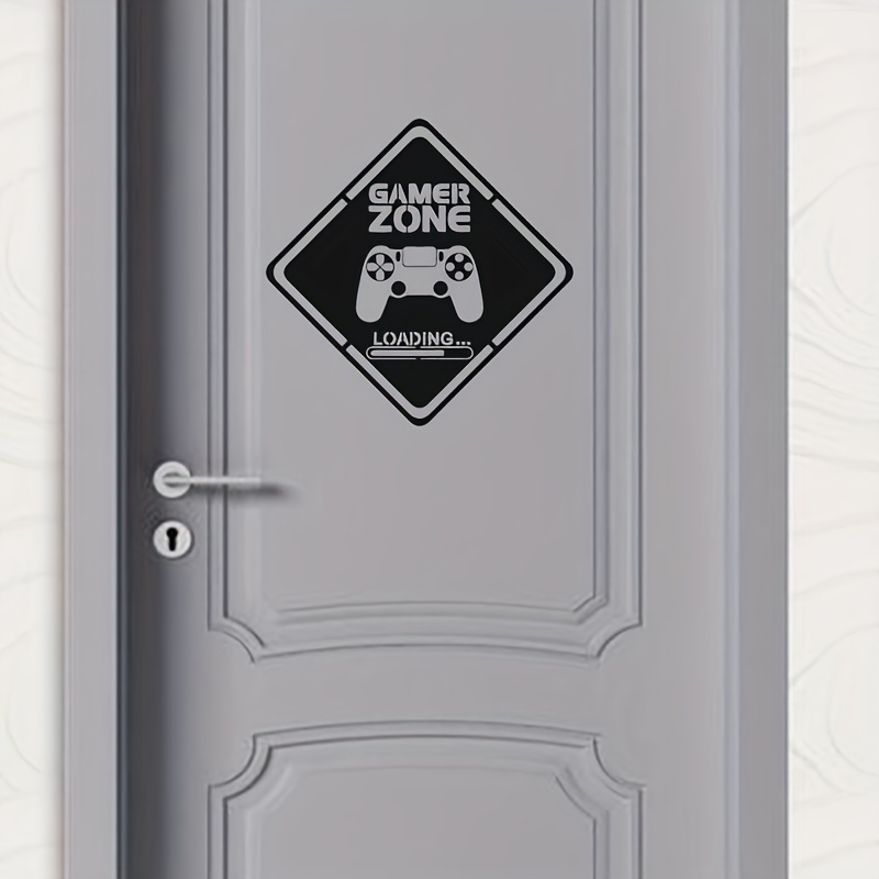 Pc Gaming Quotes - 1szt Naklejka na drzwi Gamer Zone