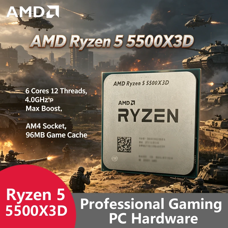 Pc Gaming Ryzen 5 - Procesor AMD Ryzen 5 5500X3D AM4