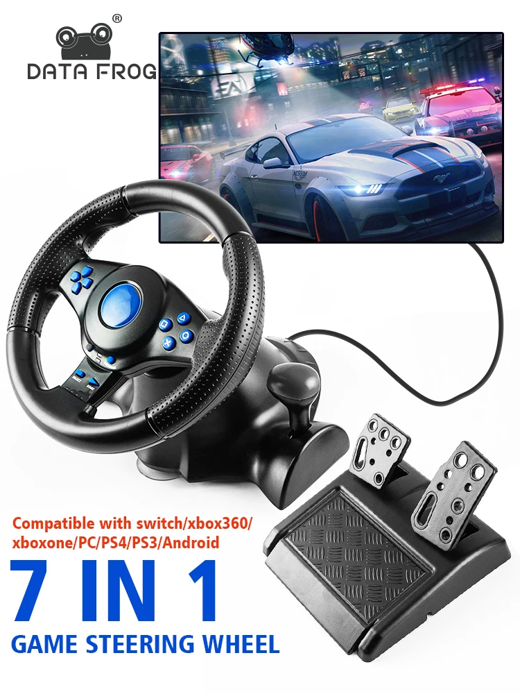 Pc Gaming Xbox - Kierownica wyścigowa DATA FROG z funkcją