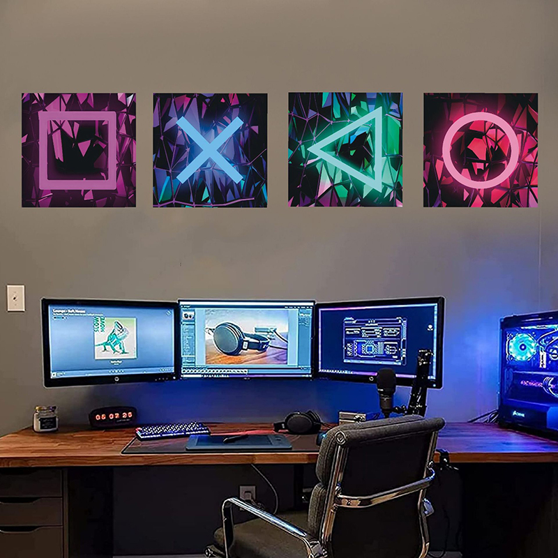 4 SZTUK Pokój gier dla dzieci  – Pc Gaming Quotes recenzja i cena