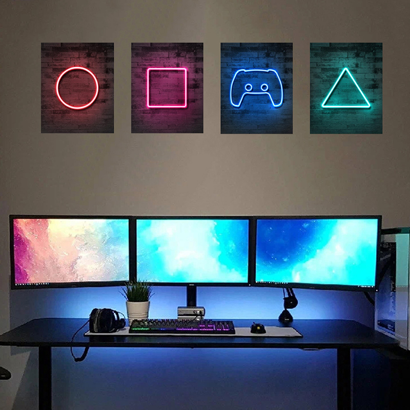 4 SZTUK Pokój gier dla dzieci  – Pc Gaming Quotes recenzja i cena