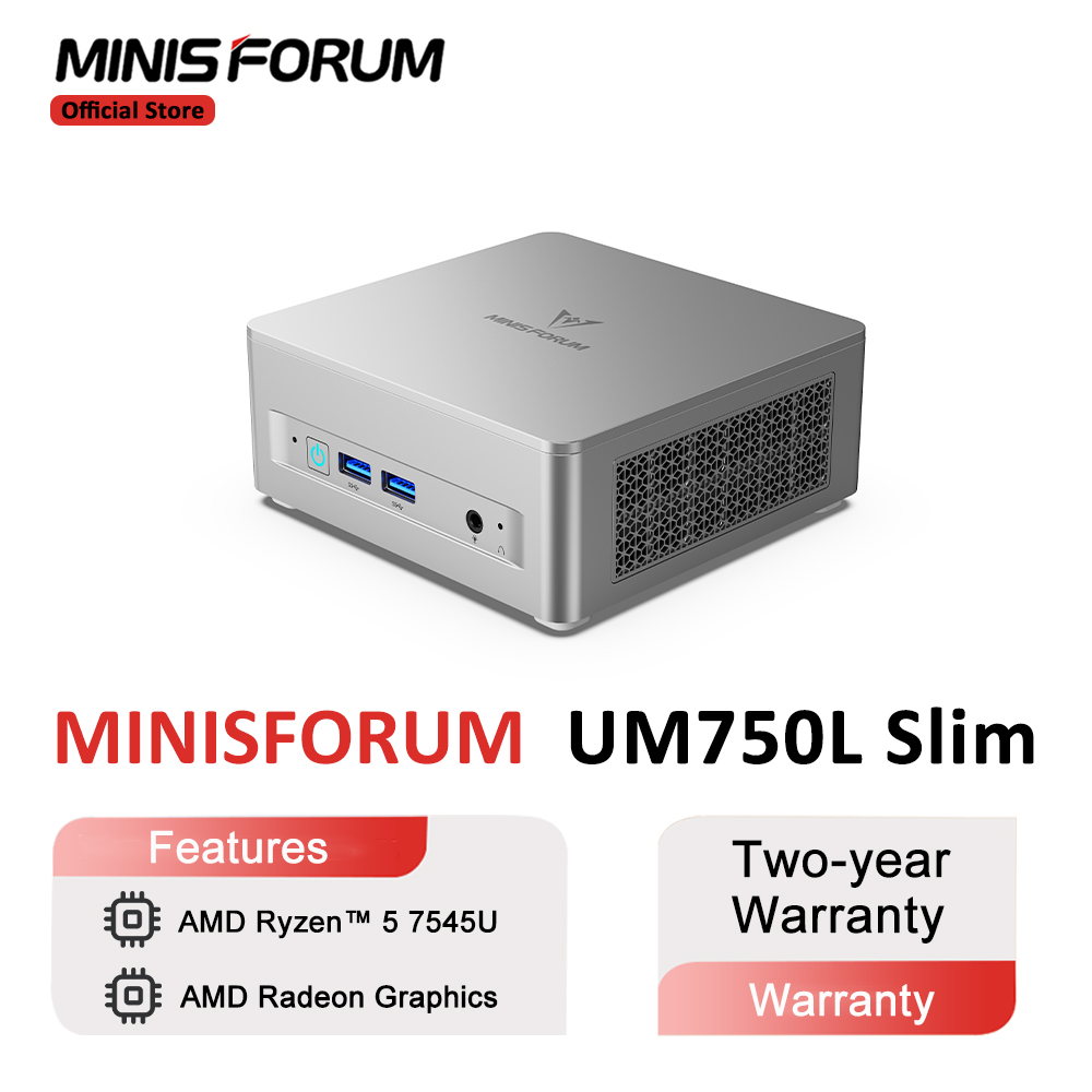 MINISFORUM Mini PC UM750L Slim – Pc Gaming Ryzen 5 recenzja i cena