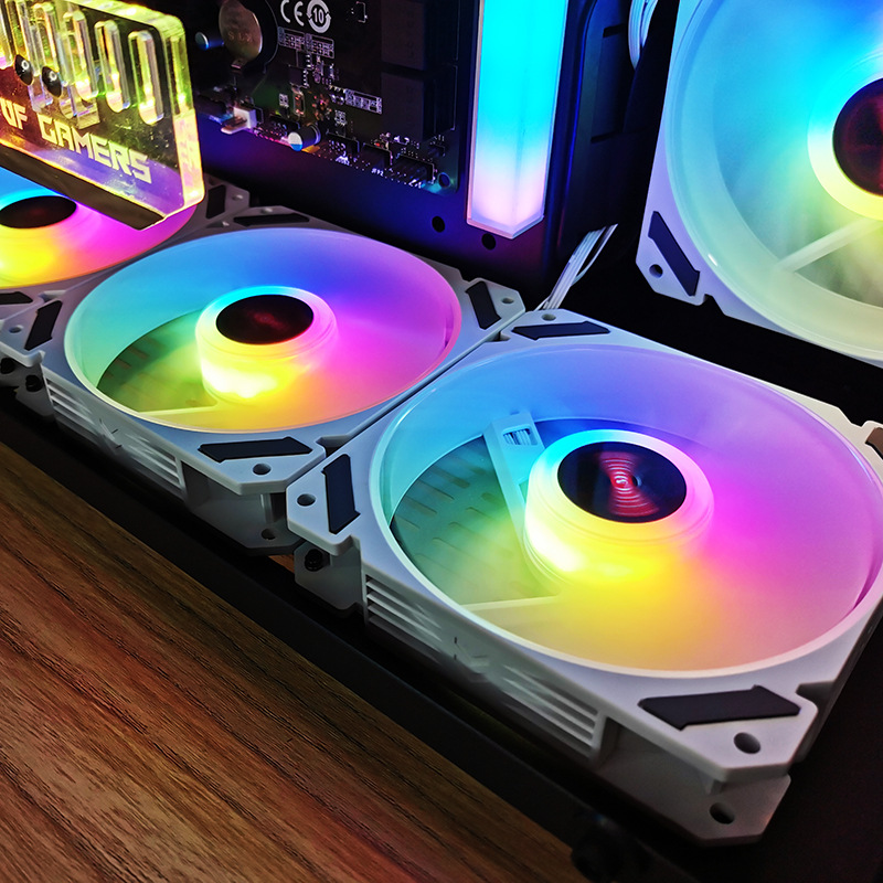 Wentylator obudowy ARGB 120mm  – Pc Gaming Desk recenzja i cena