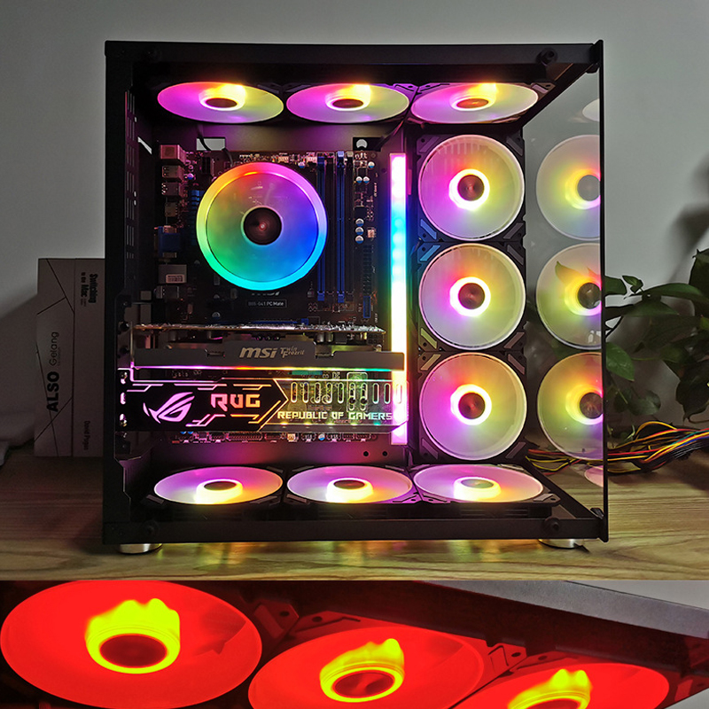 Wentylator obudowy ARGB 120mm  – Pc Gaming Desk recenzja i cena