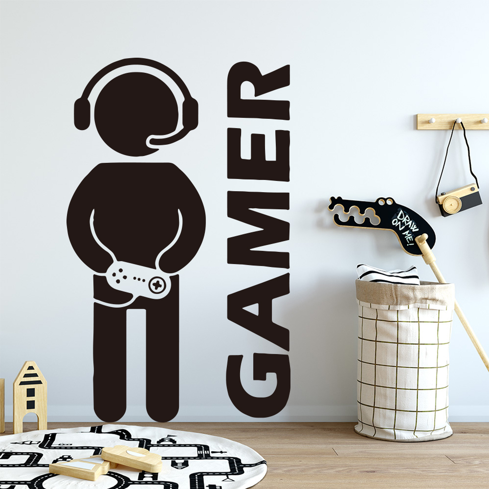 1szt Naklejka ścienna dla grac – Pc Gaming Quotes recenzja i cena